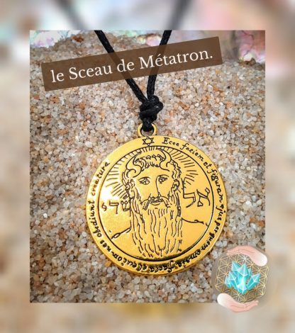 pendentif sceau de l' Archange Métatron, Bijoux, pierre et bien-être